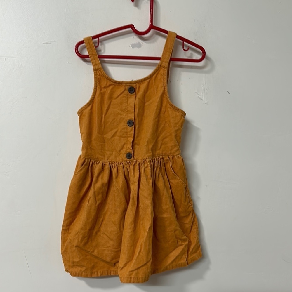 Cat & Jack Orange Kids Casual Dress